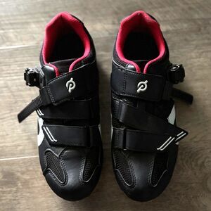 Peloton Cycling Shoes 39 Women's Size 8 Bike Spin Cleats Buckle Strap Indoor